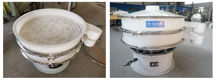 安裝篩框，防塵蓋，換網(wǎng)完成