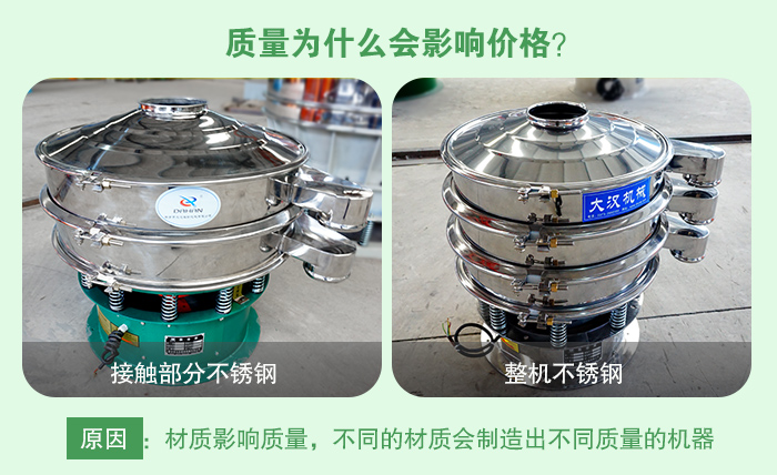 草莓粉不銹鋼振動(dòng)篩質(zhì)量