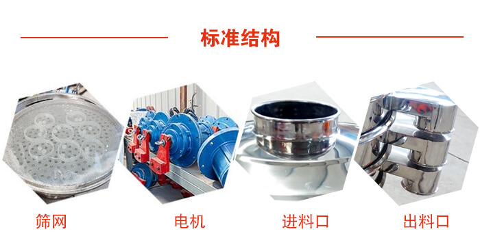 標(biāo)準(zhǔn)篩，篩網(wǎng)，電機(jī)，進(jìn)料口，出料口
